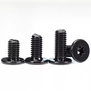 Tornillos de Cabeza Plana Ultrafinos Torx de Acero Inoxidable con Óxido Negro Duradero M2 M2.5 M3 M4 M5 M6 M8 - Product Image 3