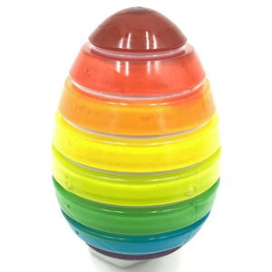 Bonbons gélifiés en vrac de haute qualité pour enfants, bonbons gélifiés aux couleurs arc-en-ciel avec œuf <span class=keywords><strong>surprise</strong></span>, friandises gélifiées - Product Image 1
