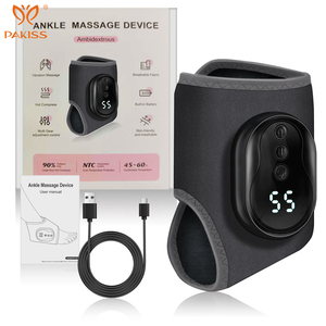 เครื่องนวดข้อเท้าแบบให้ความร้อน 1800mAh พร้อมระดับการสั่นสะเทือน 3 ระดับ การตั้งค่าอุณหภูมิ 4 ระดับเพื่อการผ่อนคลายและสบายเท้าในทุกวัน - Product Image 1