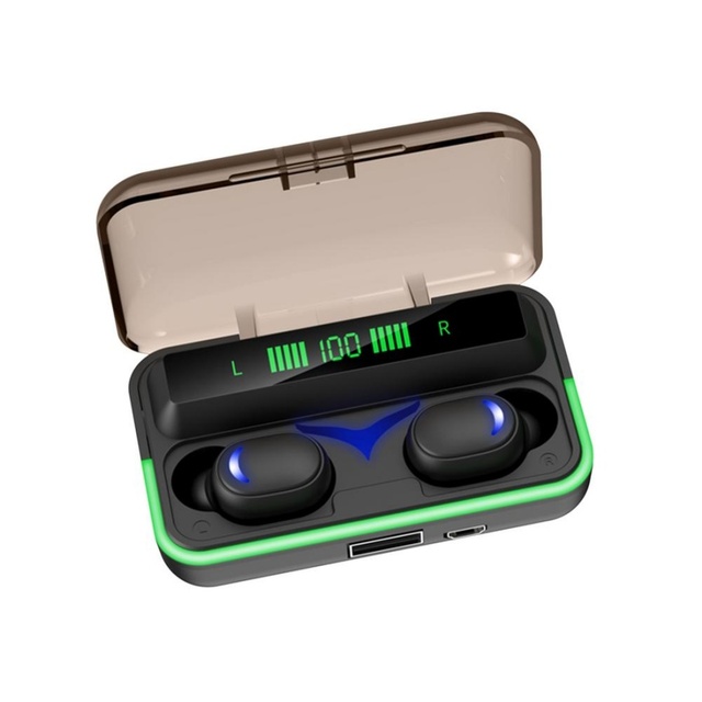 2025 Hot Selling E10 In-Ear Wireless TWS Earbuds for 5.1 Jerry Chip Hi-Fi Sound IPX-6 Waterproof Led Light Breath Show