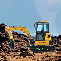 Nouvelle conception, livraison gratuite, mini-excavatrice Herestrong HS37, 3,7 tonnes, moteur Yanmar, excavatrice sur chenilles, engin de terrassement
