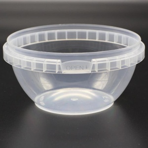 Premium 460ml Transparent PP Round Bowl Food Grade Disposable <b>Container</b> for <b>Takeaway</b> and Portable Soup Storage - Product Image 1