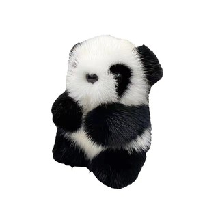 Llavero de Peluche de <span class=keywords><strong>Panda</strong></span> <span class=keywords><strong>Rojo</strong></span>, Creativo, Lindo y Delicado, Adorno de Bolsa de Alta Gama, Regalo de Cumpleaños para Influencers - Product Image 5