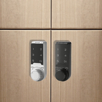 Cylindre de serrure de porte électronique en alliage de zinc, serrure numérique intelligente à combinaison pour armoires, tiroirs et portes en bois