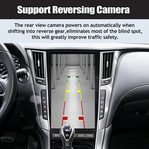 Système double écran vertical style Tesla Android 14 pour Infiniti Q50 Q50L 2013-2019 Autoradio GPS Navigation Lecteur multimédia - Product Image 4