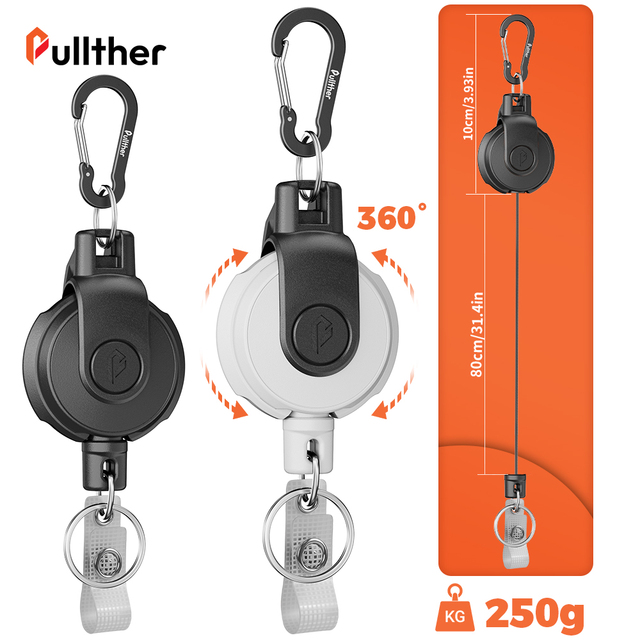 Custom Logo 360 Rotating ABS Badge Reel for Nurses Teachers Corporate Staff ID Holder