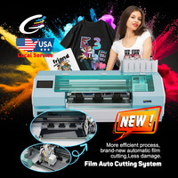 Mesin Printer DTF XP600 A3 13-Inci dari American Warehouse untuk Usaha Kecil, Mesin Cetak Kaos Warna Pink, Ide untuk Gudang Pakaian, Langsung dari Gudang