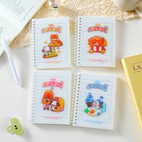 Cuaderno Espiral DEPAI A6 con Diseño de Comida, Animales y Postres, 90 Hojas, 80GSM, Agenda Escolar para Estudiantes, Material Escolar Infantil
