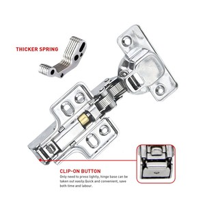 2022 CONSUN SP2S Kẹp Đóng Mềm Bằng Thép Không Gỉ 35 <span class=keywords><strong>MM</strong></span> 201/304 Chất Lượng Cao Bản Lề Cửa Tủ Đồ Nội Thất Thủy Lực - Product Image 4