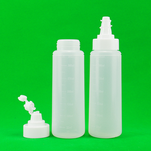 11oz cho rõ ràng nhựa bóp chai <span class=keywords><strong>Twist</strong></span> Top mũ cho màn hình in ấn bao bì cho dầu mực hộ gia đình ứng dụng kẹo jel - Product Image 4