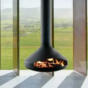 Chimeneas de leña para interiores de lujo, estufas de leña de diseño moderno, calentador de leña para exteriores, chimenea