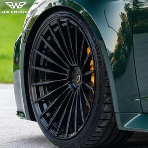 ล้อแม็กซ์สีดำล้วนสำหรับรถยนต์นั่งส่วนบุคคลขนาด 5x108 5x112 5x114.3 5x120 สำหรับ Ferrari Mercedes Benz BMW <span class=keywords><strong>Audi</strong></span> ขนาด 18 19 20 นิ้ว - Product Image 5