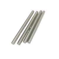 Tornillo Trapezoidal de Acero Inoxidable 304 con Dientes Izquierdos y Derechos TR8*2/TR8*4/TR8*8, Tuerca de Latón para Equipos de Impresión e Impresoras 3D