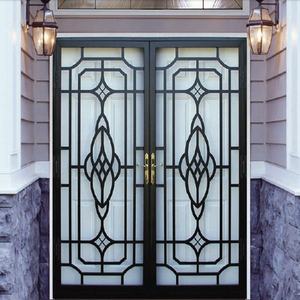 Wanjia एल्यूमीनियम अद्वितीय घर डिजाइन सुरक्षा दरवाजे - Product Image 1