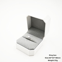 Juego de Cajas de Joyería Octogonales Elegantes - Empaque de Regalo Premium para Anillos, Collares y Pulseras