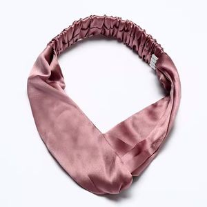 Pure Satin Hair Tie Elastic 100% Mulberry-Premium Quality Silk <b>Headband</b> - Product Image 3