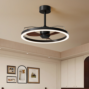 Ventilatore da Soffitto Moderno con Pale in ABS e Luce LED per Casa, Camera da Letto, Hotel, Soggiorno, Studio, Ufficio, Lampadario Ventilatore - Product Image 3