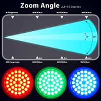 U'King Pro Dj Stage Light 36 Uds cuentas de lámpara Wash Moving Rgbw para Dj Bar Nightclub Church Zoom Led Focusing Moving Head Lights