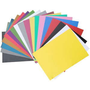 PVC <b>Plastic</b> <b>Sheet</b> 1mm <b>Thick</b> 244x122mm Colored Adhesive Backed For Wide Use - Product Image 1