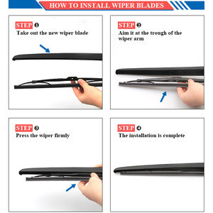 LELION Balai d'essuie-glace arrière Custom Car Wiper Black Color Box Premium Quality All Season Car 11 "pour <span class=keywords><strong>PEUGEOT</strong></span> 2008 407 308 SW MKII - Product Image 6