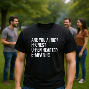 Maglietta con scritta 'Hoe Offensive', Maglietta con meme divertente, Maglietta 'Cringe', Maglietta 'Inorridente', Maglietta 'Inadatta', Regalo scherzoso, Magliette 'Dumb' con messaggi drammatici - Product Image 3