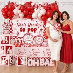 Décorations personnalisées pour fête prénatale sur le thème des sodas rétro - Fabricant - Product Image 2