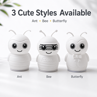 Veilleuse en silicone Honey, 3 options, sûre pour les bébés et les nourrissons, lampe douce à changement de couleur RGB, cadeau de vacances pour enfants
