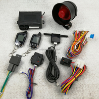 Alarme de voiture télécommandée bidirectionnelle avec démarrage/arrêt, démarrage par bouton-poussoir, entrée sans clé, système de sécurité 12V pour voitures
