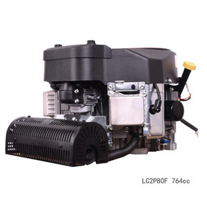 Moteur à essence LC2P80F 25HP bicylindre en V Euro 5 4 temps refroidi par air à démarrage électrique, nouveau, à arbre vertical, pour tracteur de pelouse - Product Image 5