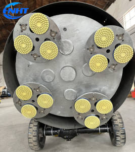 Fábricas Chinas Venden Muelas de Diamante Tipo Turbina de Aluminio de 850 mm, Motor de 18.5 kW para Hormigón - Product Image 3