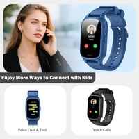 Reloj Inteligente para Niños al por Mayor de Fábrica, Pantalla Cuadrada IPS, 4G, GPS, WiFi, LBS, Localización, Llamada SOS, Tarjeta SIM, Regalo para Niñas y Niños