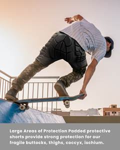 Shorts de protection rembourrés pour sports extrêmes, snowboard, patinage, BMX - Product Image 4