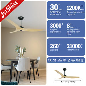 Ventilateur de plafond 1stshine, très vendu, 6 vitesses, faible consommation d'énergie, ventilateur de plafond en ABS avec télécommande - Product Image 3