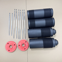 Tenge 1Set Cache-poussière supérieur pour kits d'amortisseurs à suspension pneumatique Mercedes W230 R230 2303200213 2303200513 2303208613 2303208513