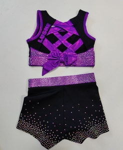 Uniforme de Animadora de Canadá y Australia <span class=keywords><strong>para</strong></span> <span class=keywords><strong>Niñas</strong></span>, Top Corto Rosa y Pantalones Cortos, Ropa Deportiva - Product Image 5