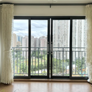 Puertas Plegables de Entrada Exteriores de Vidrio y PVC con Aleación de Aluminio Moderna, CE EN 14351-1, Impermeables e Insonorizadas para Apartamentos - Product Image 3