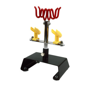 Model Airbrush Holder 13cm X 9.3cm X 19cm Metal <b>Stand</b> For 4 Airbrushes Storage Rack - Product Image 4