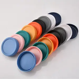 16pack Colorful New Arrival 70mm 86mm BPA Free Leak-Proof Plastic Screw Cap For Mason Jar