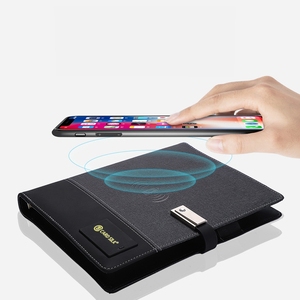 Libretas Personalizadas A5 de Moda con Banco de Energía de Cuero PU, Logotipo LED Impreso en Serigrafía, Tapa Dura Multifunción, Caja de Regalo Empresarial <span class=keywords><strong>CHR</strong></span> - Product Image 6