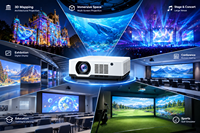 Projecteur laser professionnel 6500 ANSI Lumen pour installations audiovisuelles flexibles et immersives