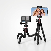 Support Trépied Poulpe Portable en Silicone pour Téléphone et Caméra d'Action - Accessoire de Fixation pour Stabilisateur