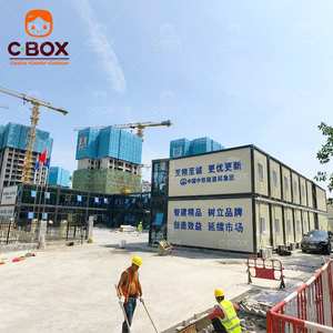 Cbox Vente en gros de bâtiments préfabriqués à 2 étages, bâtiments détachables, villa, bureau en acier, salle de classe, maison modulaire en conteneur - Product Image 2