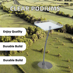 Bán buôn nhà máy tùy chỉnh rõ ràng trong suốt lucite người giữ cuốn sách Acrylic Nhà thờ bục giảng và Bục Giảng kệ trưng bày - Product Image 3