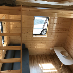 Casa prefabricada USA Standard Tiny House on Wheels Casa con <span class=keywords><strong>loft</strong></span> para familia Prefabricada - Product Image 5