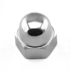 M10x1.25mm 17mm thép không gỉ Dome cap Nuts - Product Image 1