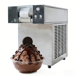 Máquina de Hielo Eléctrica Comercial para Pequeños Negocios, Máquina de Hielo en Escamas Automática para la Industria Alimentaria, Hoteles, Exteriores, Acero Inoxidable - Product Image 1