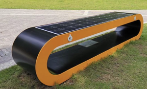 Banc de charge solaire sans fil Port d'amusement pour parcs à thème Siège intelligent multifonctionnel extérieur - Product Image 3