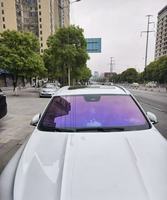 Película Protectora para Parabrisas de Automóvil Royal Purple, 70% VLT, Tinte Camaleón Nano Cerámico, 2 Capas, Película de Tinte para Automóvil No Metálica para Privacidad