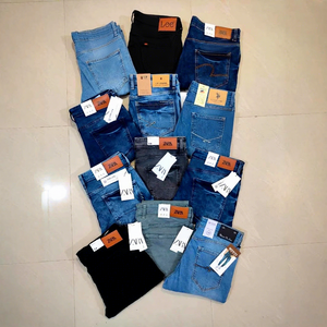 <span class=keywords><strong>Jeans</strong></span> da <span class=keywords><strong>Uomo</strong></span> Stile Coreano Slim Fit, <span class=keywords><strong>Pantaloni</strong></span> Lunghi in Denim Elasticizzato Disponibili all'Ingrosso - Product Image 2