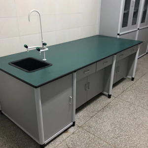 C منضدة عمل إطارية شاملة لمختبرات الكيمياء الفيزيائية وعلم الأمراض مع حوض - Product Image 5